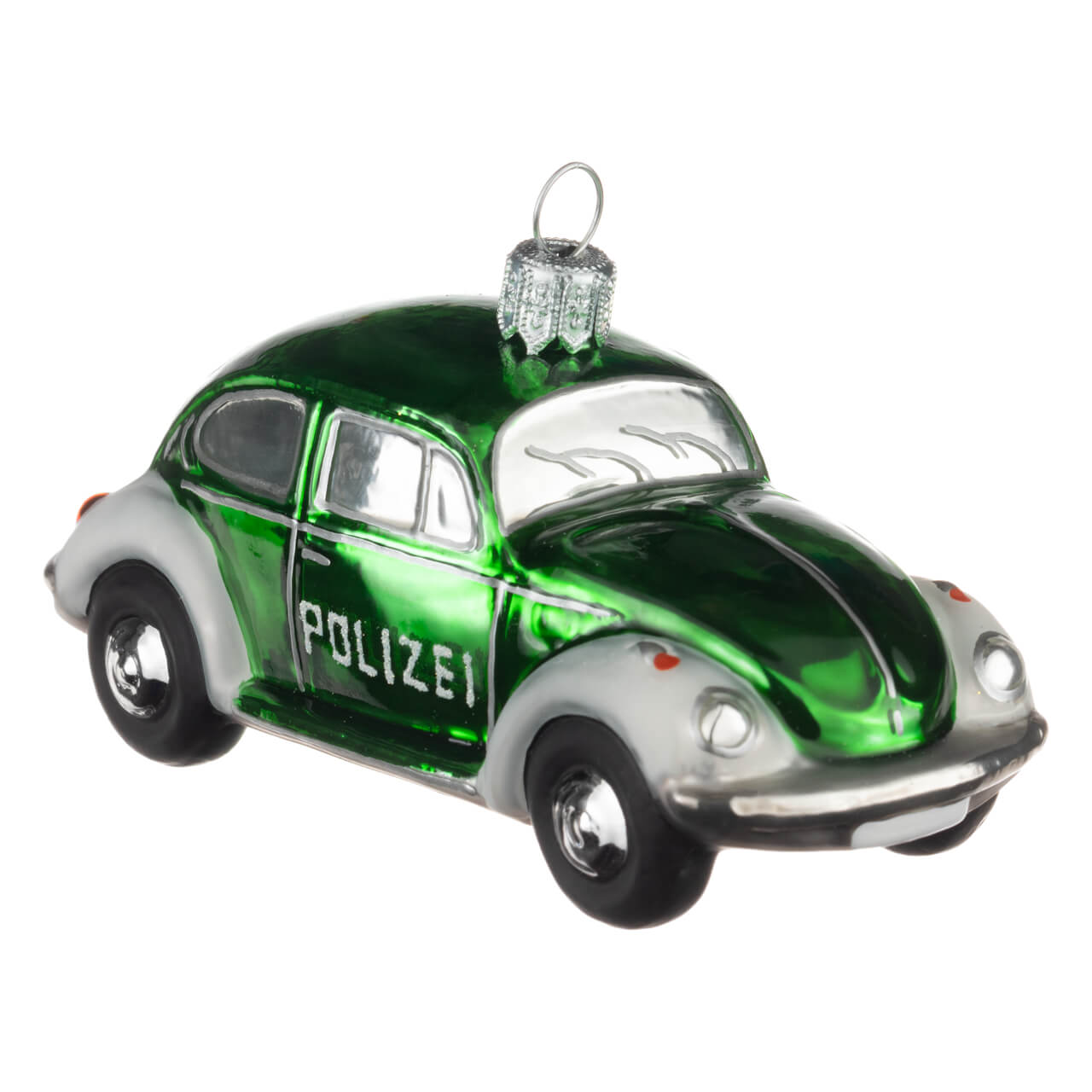 14-6086-8-Christbaumkugel-VW-Kaefer-Polizei-1 Coccinelle VW, véhicule d'intervention